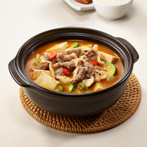 [J&G FOOD] 차돌된장국/Savory Doenjang Soup with Sliced Brisket