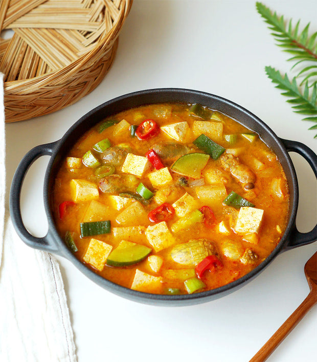 [J&G FOOD] 애호박 된장찌개 / Zucchini Doenjang Soup