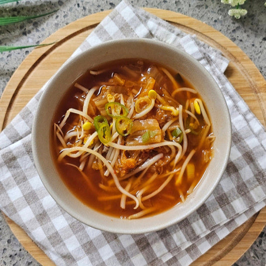 [J&G FOOD] 얼큰 콩나물국 / Spicy Bean Sprout Soup